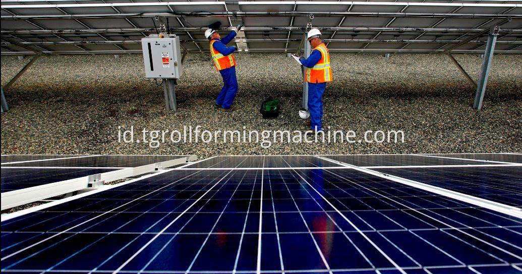 Solar Support Roll Forming Machine